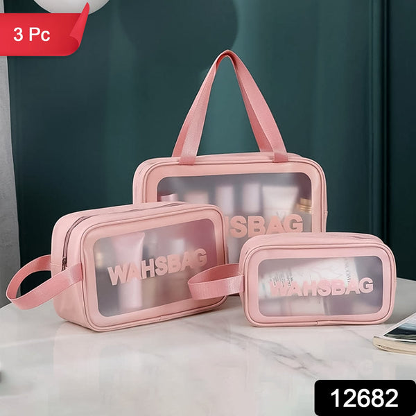 Cosmetic Pouch, Make up Bag for Home & Travel,Accessories Set of 3